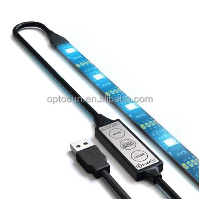 China TV Back USB LED Strip Multi Color RGB LED Neon Accent Lighting Kit for Flat Panel TV LCD, Desktop PC for sale