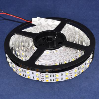 China Theme Park 120leds/m 28.W/Meter Led Strip Light SMD 5050 RGB Two Line PCB Black or PCE White For 5M Flexible LED Strip Light for sale