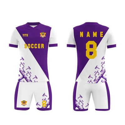 China Quick-drying custom sublimated soccer wear kids football team wear soccer club team singlet for sale