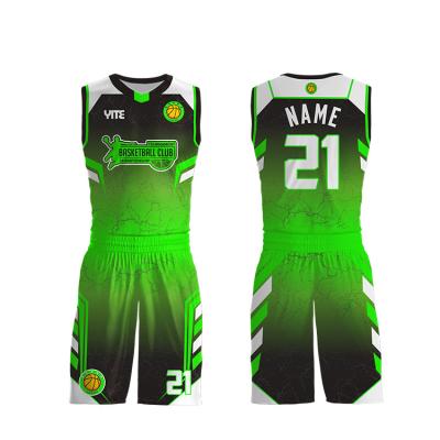 China Best 2022 High Quality Custom Youth College Basketball Jersey Uniform Breathable Sublimation for sale