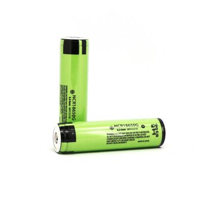 China Cylindrical Consumer Electronics 18650 3.6V 3600mAh Li-ion Rechargeable Flashlight Battery With PCB Protection Button Top for sale