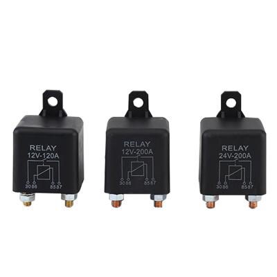 China Current car modification RELAY120A200AHigh relay12V 24VCar starting motor relay for sale