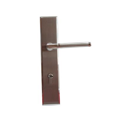 China Modern Durable 304 Stainless Steel Door Handle Lock Satin Finish for sale