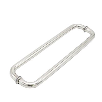 China Modern 304 Stainless Steel Glass Shower Door Pull Handle for sale