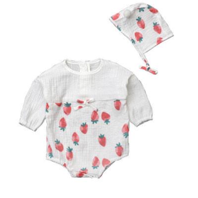 China New Style New Style 100% Cotton Super Soft Cotton Long Sleeve Newborn Baby Clothes Romper Set For Summer for sale