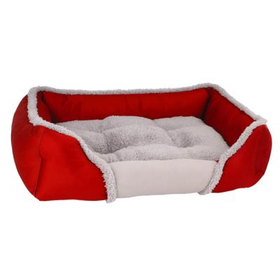 China Wholesale Breathable Soft Hand Feel Fleece High Quality Coral Sofa Cheap Dog Bed For Pet for sale