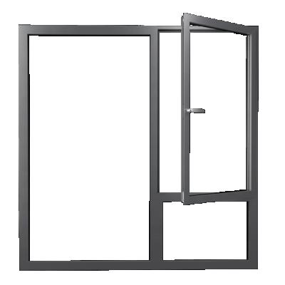 China High Quality Energy Efficient Magnetic Screen Triple Glazed Aluminum German Windows European Style Casement Windows for sale