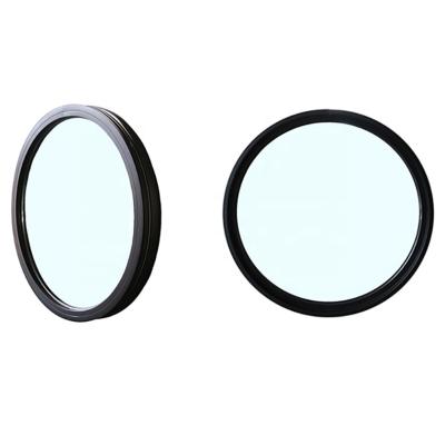 China Magnetic Screen European Style Highly Insulated Oval Window With Low-E Glass for sale