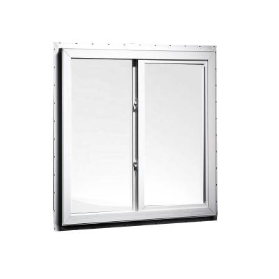 China Magnetic Screen American Style Vinyl Sliding Double Glazed Window for sale