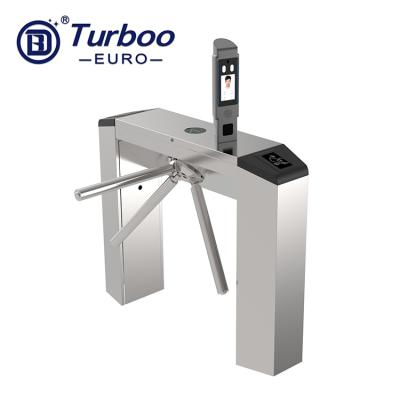 China SUS304 ESD Tripod Turnstile 3 Arm Drop Semi-automatic Turnstile Access Control Turnstile for sale