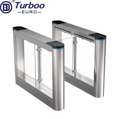 China SUS304 Anti-Collision Cylindrical Swing Turnstile Full Auto Pedestrian Gate for sale