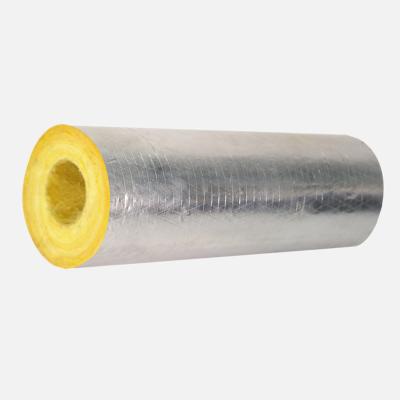 China Fiberglass Insulation Price Glass Wool High Temperature Industrial Pipe Heat Insulation Glass Wool Pipe Fireproof Section for sale