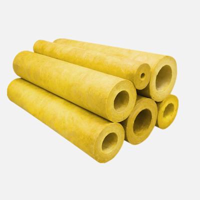 China Fiberglass Insulation Price Heat Insulation Glass Wool Pipe Fireproof Sound Boiler Pipe Insulation Rock Wool Board for sale