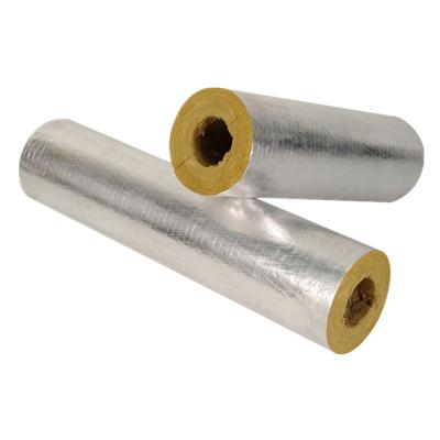 China Industrial Rock Wool Pipe Rock Wool Insulation Steam Tubes Rigid Rock Wool 200 Mm for sale