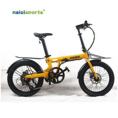 China Naicisports Magnesium alloy CAMO folding electric bike 36V folding electric bike 250W city ebike folding bike 20 for sale