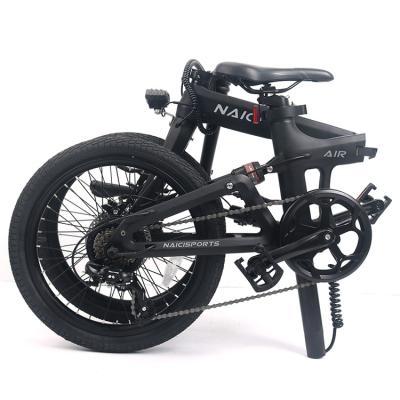 China Naicisports X2 Folding carbon fiber ebike 36V carbon ebike frame above 60cm for sale