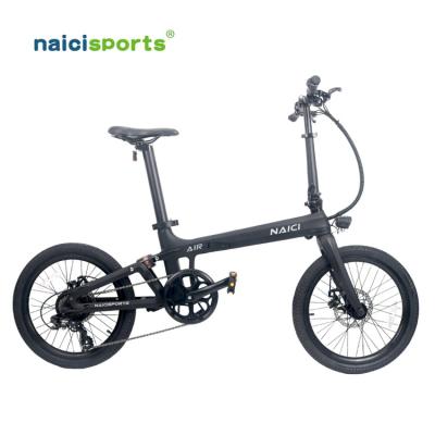 China Naicisports X2 Carbon Fiber Folding ebike 36V ebike 250W Israel Electric Folding Bike for sale