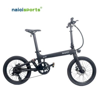 China Naicisports X2 full carbon fiber folding ebike 36V carbon ebike suspension for sale