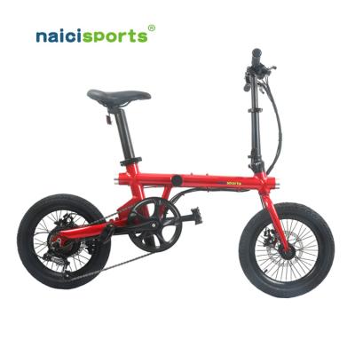 China Naicisports C1 Folding Electric Bike 36V Aluminum Alloy Foldable City ebike 250W Foldable Electric Bicycle for sale