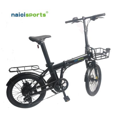 China Aluminum Alloy Naicisports C4 Folding Bike 36V 350W Electric Bike Folding Electric Bicycle for sale