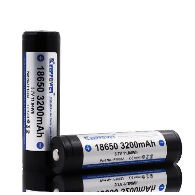 China Protected Power Tools KeepPower 3200mAh 18650 Li-ion Rechargeable Battery 3.7V P1832J for sale