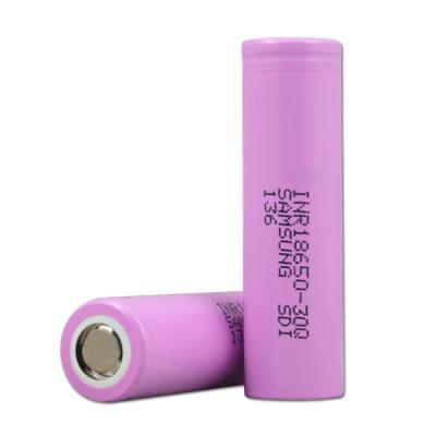 China Machine- 18650 3000mah INR18650-30Q 3.6v 15A Max Discharge High Li-ion Battery for sale