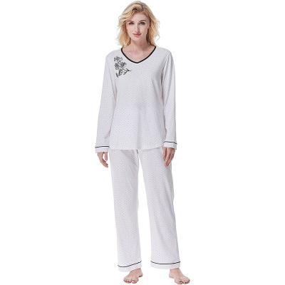 China Wholesale Women's Cotton Shorts Sleeve Luxury Home Sleepwear QUICK DRY / Women's Cotton Sleepwear for sale