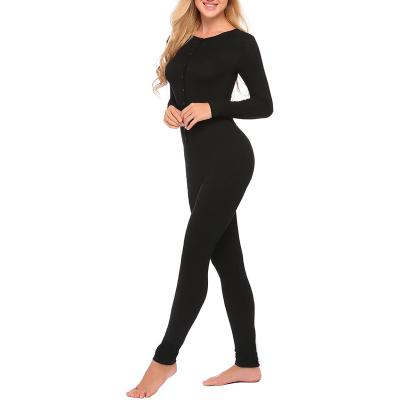 China Factory Wholesale QUICK DRY Customized Long Sleeve Jumpsuit Clothing Rompers / Sexy Women Onesie for sale