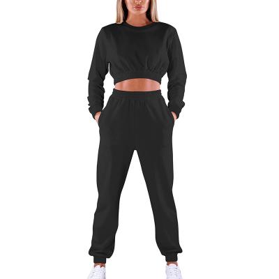 China 2021 Breathable Custom Logo Women Cotton And Polyester Jogging Suits / Wholesale Jogging Suit for sale