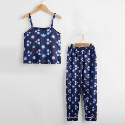 China 2021 Amazon Children Girl Breathable Pajamas / Cute Short Pajamas Set for sale