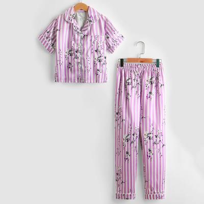 China Breathable Customized Kids Vintage Flower Print Nightgowns / Girl Nightgowns for sale