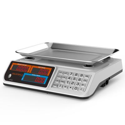 China Weight Function Balanza 40kg/5g LED Digital Price Scale Weighing Scale Electronic Price Computing Scale for sale