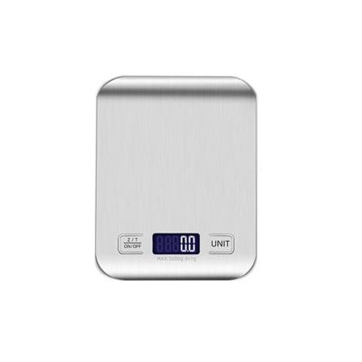 China With Tray Stainless Steel Food Weight Scale 1g 5kg Digital Electronic Kitchen Scale Low Price for sale