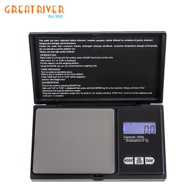 China Hot Selling Jewelry Scale 100g/0.01g Mini Scale Tray Popular Design Diamond Pocket Scale Balance Made in china for sale