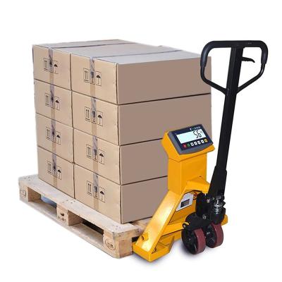 China Electronic Hand Level Jack Weight Digital Display 2500kg Jungheinrich Pallet Scale for sale