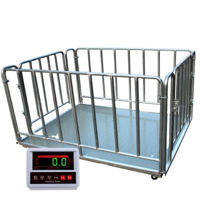 China Stainless Steel Scale 1000kg Weigh Cattle Used Pig Weiging Scale for sale