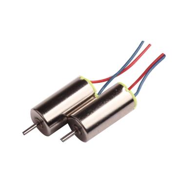 China Totally enclosed ce, rohs approved dc 3.7v small dc motor 51000 rpm 6mm cylinder micro motor for JMM1401 helicopter for sale