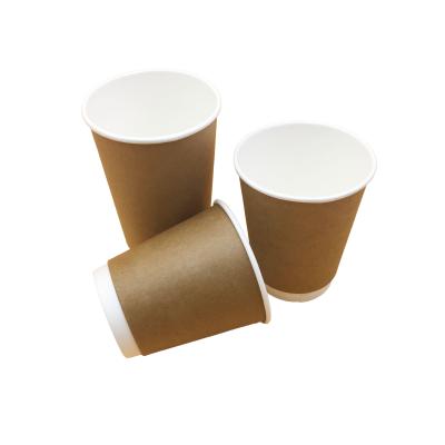 China Wholesale Custom Printed Recyclable Double 8 Ounce 12 Ounce 16 Ounce Disposable Wallpaper Cups Wrapping Paper For Coffee for sale