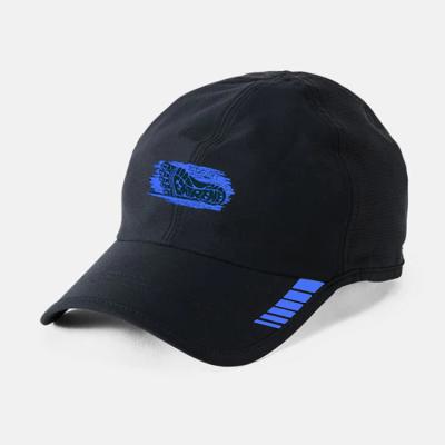 China breathable & New Design Sports Waterproof High Quality Custom Hat 6 Panel Black Quick Dry Running Baseball Cap Unisex for sale