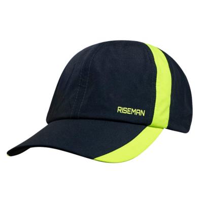 China breathable & Custom 100% Polyester Waterproof Gray Sport Breathable Running Dry Fitted Adjustable 6 Panel Baseball Cap Goft Hat for sale