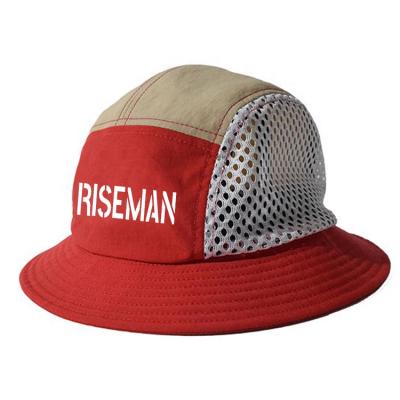 China 2021 Custom Character Men's Fashionable Bucket Hat Fisherman Gorras Reflective Printing Women Mesh Bucket Hat for sale