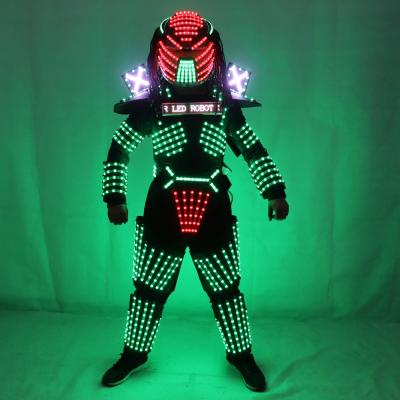 China Stilt Walker LED Suit LED Dress Up Light Suits LED Robot Suits Suit LED Light Trajes for sale