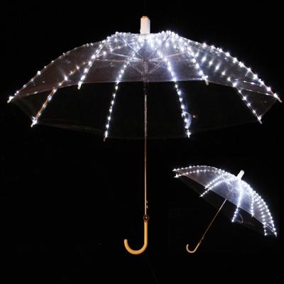 China LED Umbrella Luminous Fluorescent Dance Umbrella Stage Performance Costumes Large Light Props Dance Performance TEM008 for sale