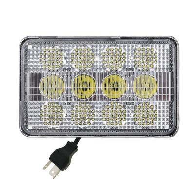 China 4x6 inch 60w led tractor working light for Front Hood Light Ag Allis Tractors 9130,9150,9170,9190++ 72162190, 30-3534510 rectangular for sale