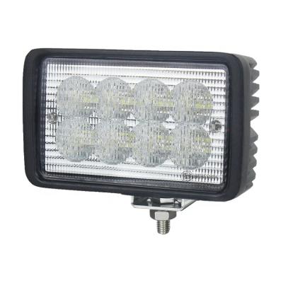 China 6x4 40W Flood Beam 12V 24V Led Worklight For Case Backhoe Loaders: 580K, Super 580 K, 590; Crawler bulldozers: 650G, 650H, 750H, 850H, 1150H rectangular for sale