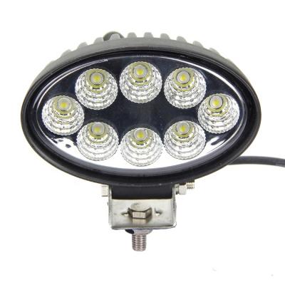 China 5.5 Inch Agriculture Tractor Work Lights Oval 24W Spotlights Replaces Left Hand or Right Front or Rear Upper Oval Cab Light+ for sale