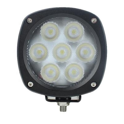 China 4.25x4.25 Semi Round Led Flood Lights 35W/Spot For JD Forklift 444JR, 482C, 485E, 486E, 488E+ 12V 24V Led Semi Round Industrial Lights for sale