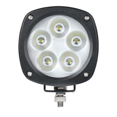 China Super Bright 50w Heavy Duty 12V 24V Led Work Light 4.3 Inch Operating Semi Round Light Auto Ignition High Level Brightness for sale