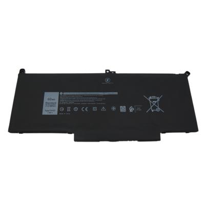 China Replacement LAPTOP Laptop Battery for Dell L latitude 12 F3YGT 7000 7280 7480 DM3WC 0DM3WC 2X39G 7.6V 60wh for sale