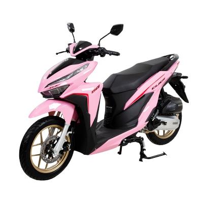 China Front: Disc brake; Rear: Drum Brake Selling New High Power 150cc Mini Gas Scooter Petrol Motorcycle Suitable For Adult Racing Cheap Adult Gas Scooter 2 Seats for sale